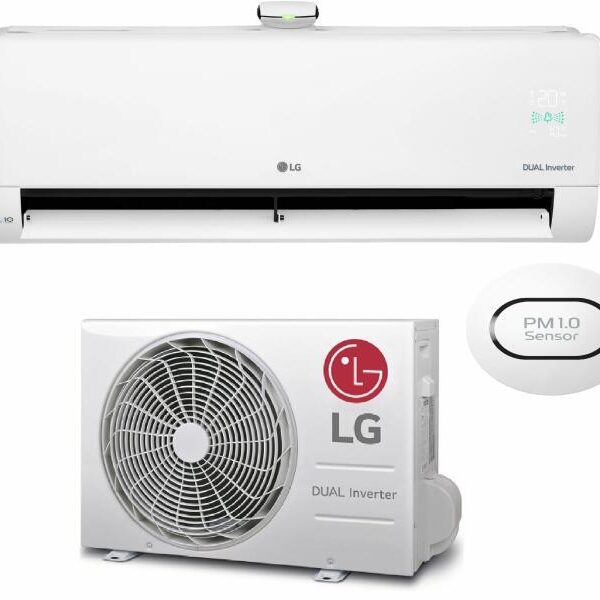 LG DUALCOOL & PURE oldalfali split (R32, 2,6 kW)