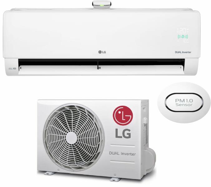 LG DUALCOOL & PURE oldalfali split (R32, 2,6 kW)
