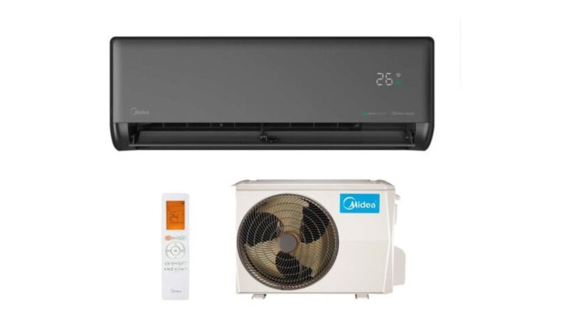 Midea Solstice fekete SOL-09-BL-SP oldalfali split klíma 2,6 kW