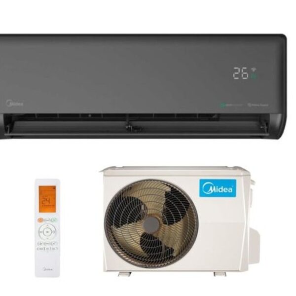 Midea Solstice fekete SOL-24-BL-SP oldalfali split klíma 7,1 kW