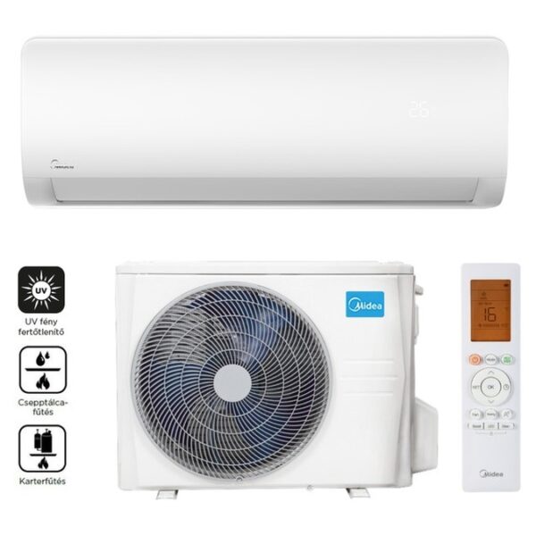 Midea Xtreme Save Pro R290 PGP2X-12-SP oldalfali split klíma 3,5 kW