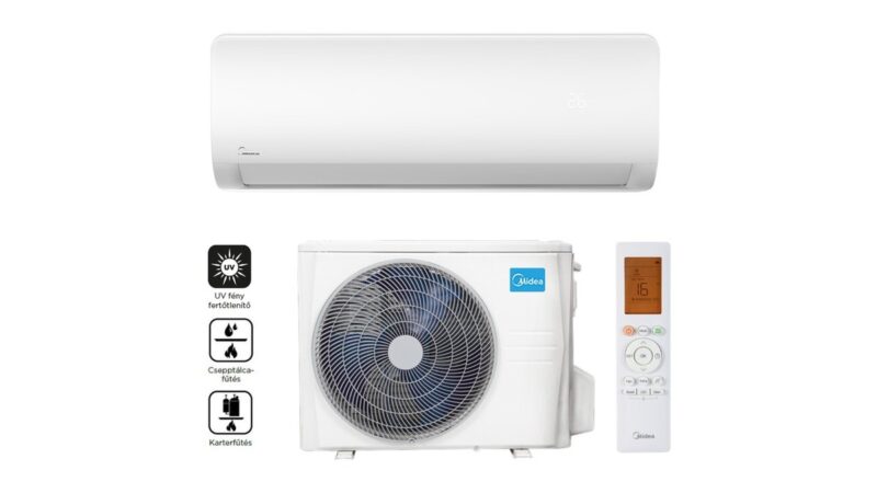 Midea Xtreme Save Pro R290 PGP2X-12-SP oldalfali split klíma 3,5 kW