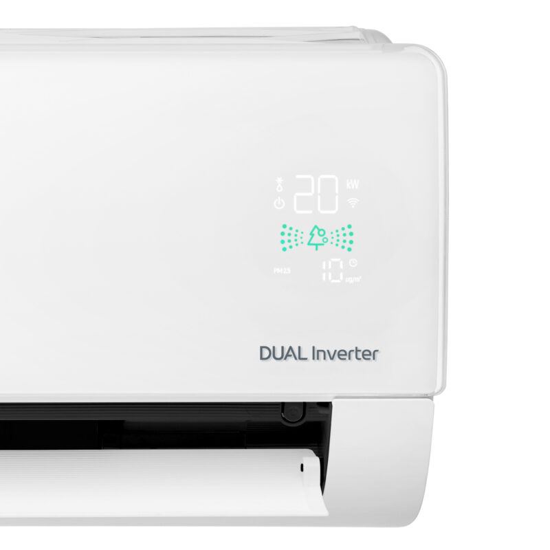 LG DUALCOOL & PURE oldalfali beltéri (R32, 2,6 kW)