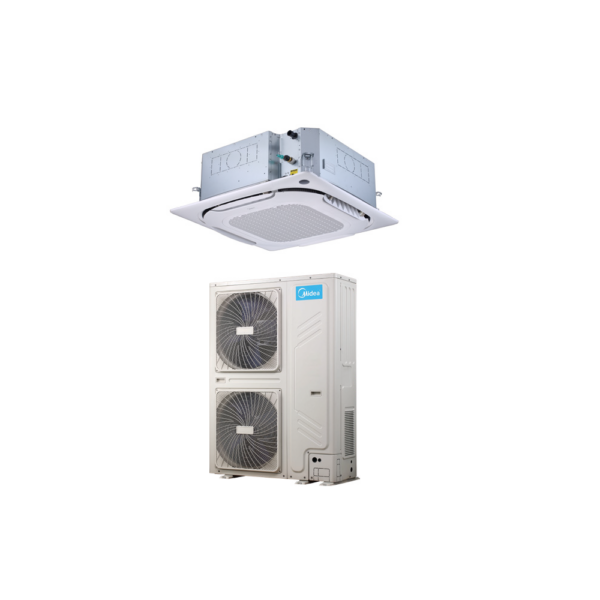 Midea Quantum kazettás beltéri és kültéri egység – a 20 kW-os szett termékcsalád-illusztrációja