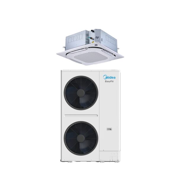 Midea Quantum kazettás beltéri és kültéri egység – a 40 kW-os szett termékcsalád-illusztrációja