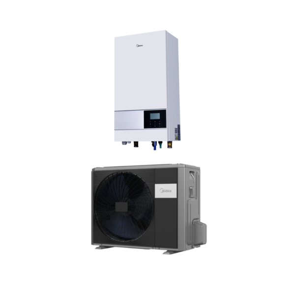 Midea M-Thermal 6 kW-os osztott hőszivattyúszett kültéri egységgel és HB-A60 hidromodullal