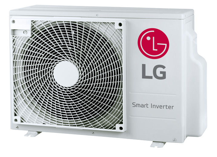 LG UUA1.UL0 univerzális kültéri egység (R32, 2,6–5,3 kW, 1 fázis), beltéri egységek nélkül