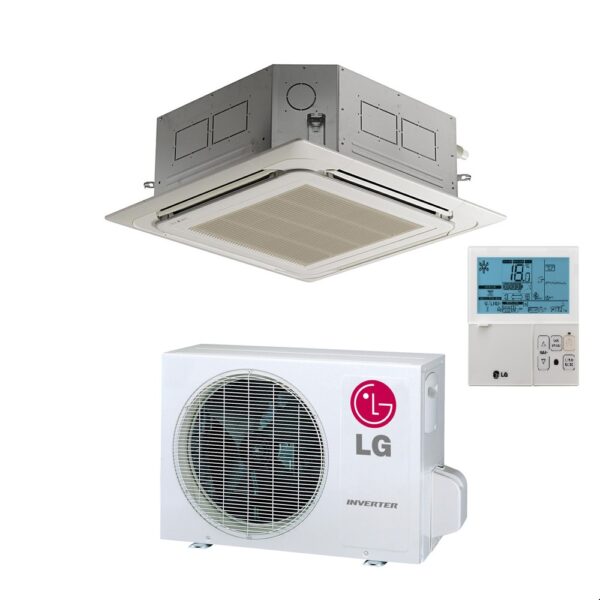 LG CT12F/UUA1 kazettás klímaszett beltéri és kültéri egységgel, vezetékes vezérlővel