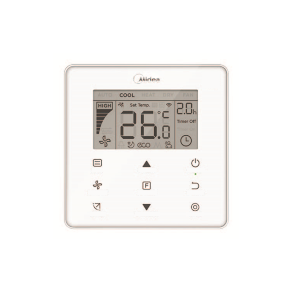 Midea WDC-86E/K vezetékes távszabályzó — klíma tartozék, kompatibilitás-ellenőrzéssel